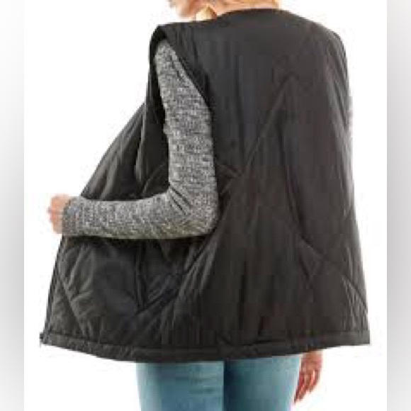 Anthropologie Socialite Mae Puffer Vest S/M NWT Black - Picture 2 of 9